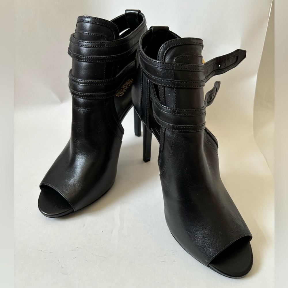 Michael by Michael Kors open toe booties - black, size 9 - Picture 2 of 8